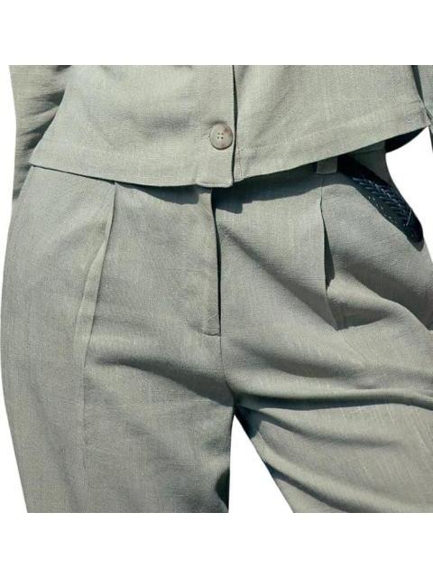 PANTALON CON CINTURON VERDE OLIVO HOLLY LAND