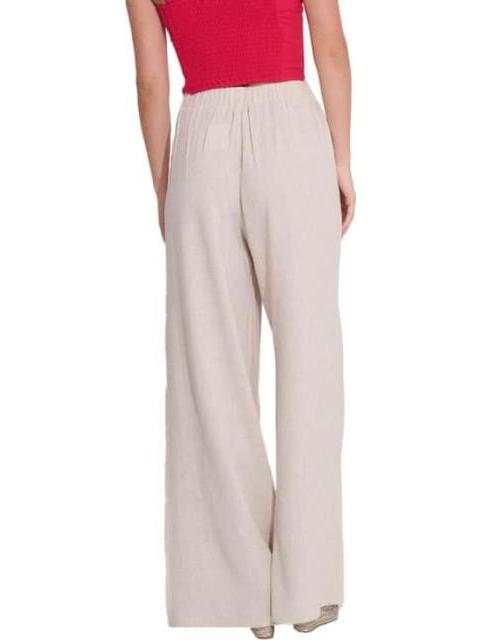 PANTALON DE LINO BEIGE HOLLY LAND