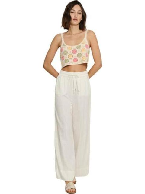 PANTALON DE LINO BEIGE HOLLY LAND