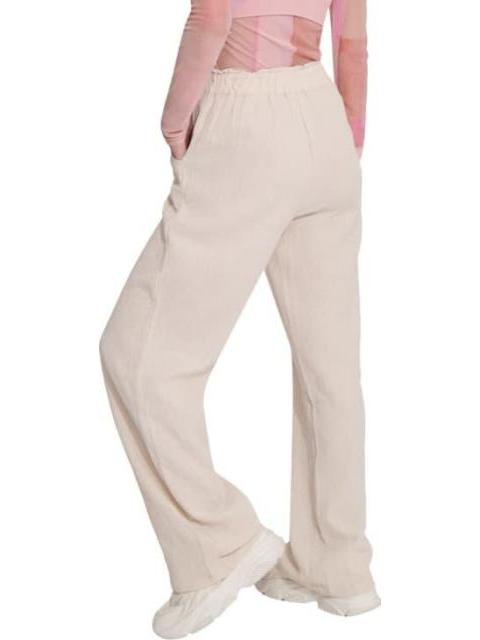PANTALON DE LINO BEIGE HOLLY LAND