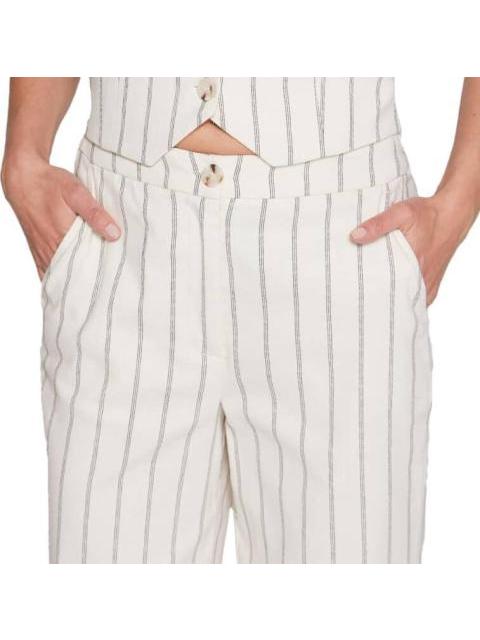 PANTALON DE LINO BLANCO HOLLY LAND