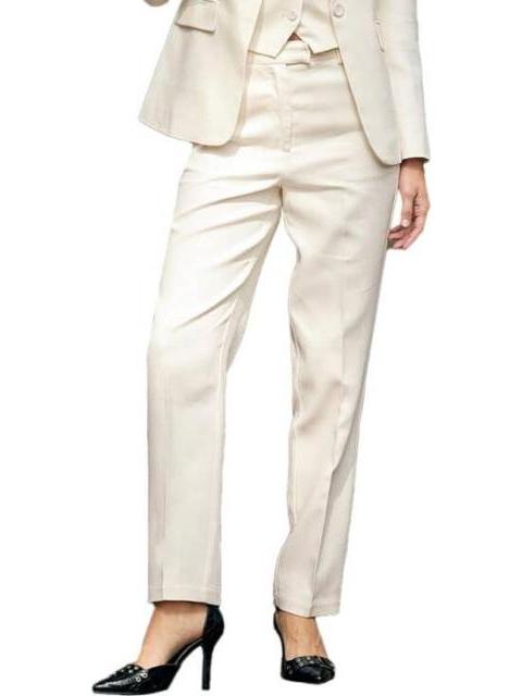 PANTALON DE LINO MARFIL HOLLY LAND