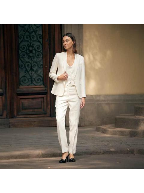 PANTALON DE LINO MARFIL HOLLY LAND