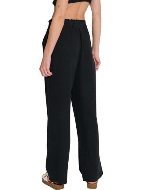 PANTALON DE LINO NEGRO HOLLY LAND