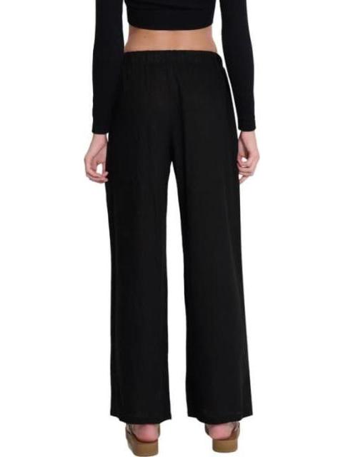 PANTALON DE LINO NEGRO HOLLY LAND