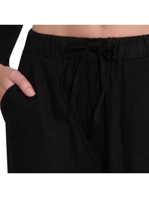 PANTALON DE LINO NEGRO HOLLY LAND