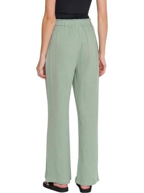 PANTALON DE LINO VERDE HOLLY LAND