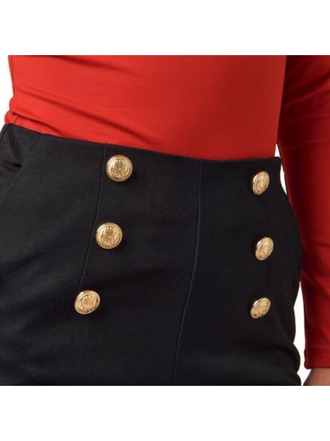 PANTALON DE VESTIR CINTURA ALTA NEGRO HOLLY LAND
