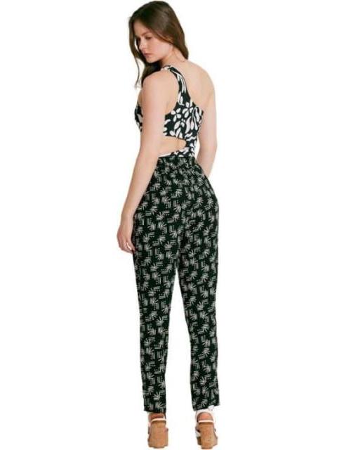 PANTALON ESTAMPADO RECTO NEGRO PRIMARK