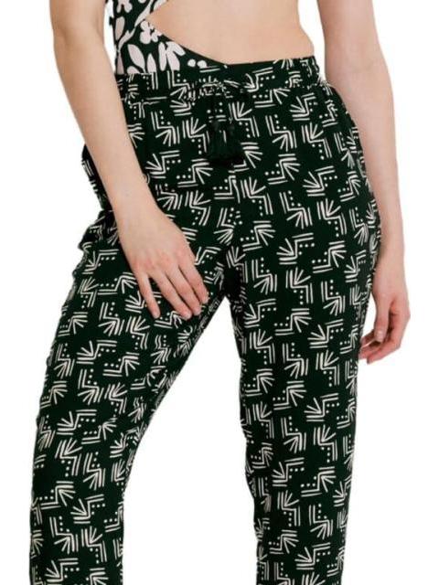 PANTALON ESTAMPADO RECTO NEGRO PRIMARK