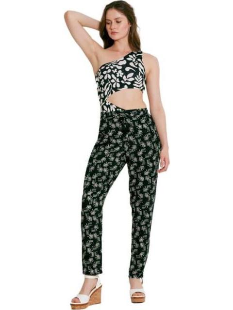 PANTALON ESTAMPADO RECTO NEGRO PRIMARK