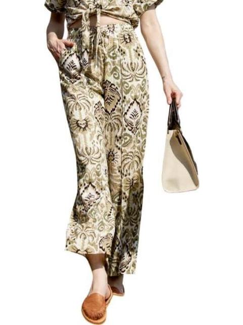 PANTALON ESTAMPADO VERDE OLIVO HOLLY LAND
