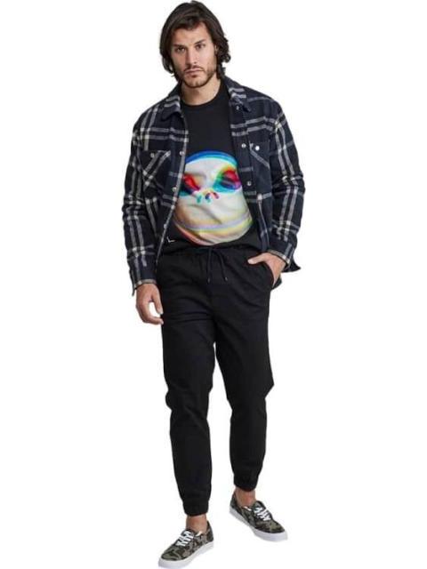PANTALON JOGGER CINTURA REGULAR NEGRO NEXT CO