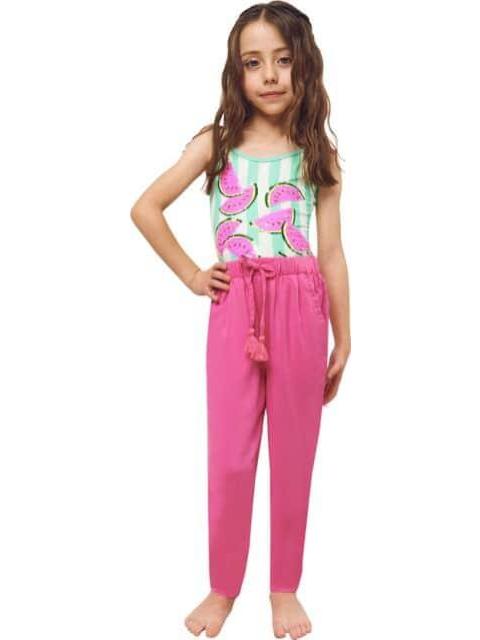 PANTALON JOGGER ROSA HOLLY LAND KIDS