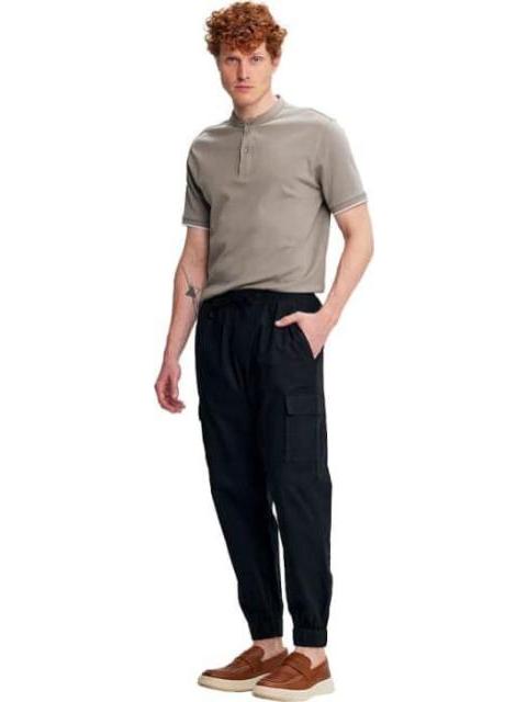 PANTALON LINO NEGRO NEXT CO