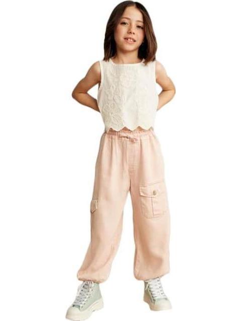 PANTALON LINO ROSA HOLLY LAND KIDS