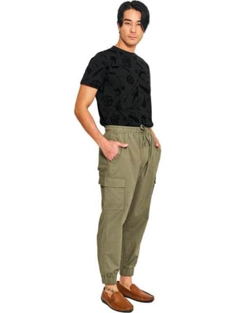 PANTALON LINO VERDE OLIVO NEXT CO