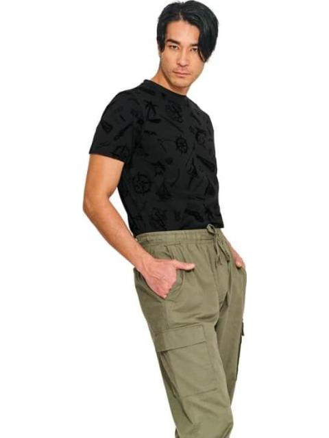 PANTALON LINO VERDE OLIVO NEXT CO