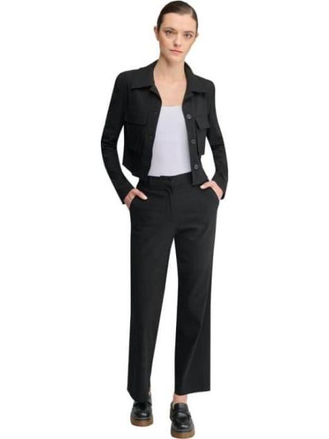 PANTALON LISO STRETCH NEGRO HOLLY LAND