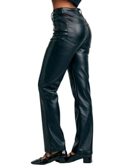 PANTALON PIEL VEGANA NEGRO HOLLY LAND