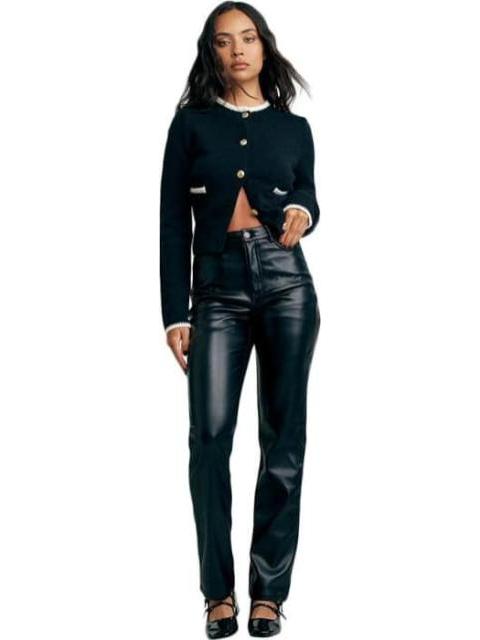PANTALON PIEL VEGANA NEGRO HOLLY LAND