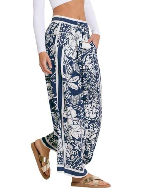 PANTALON PIERNA ANCHA AZUL HOLLY LAND