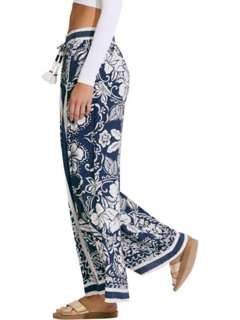PANTALON PIERNA ANCHA AZUL HOLLY LAND