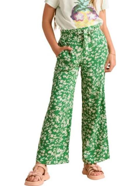 PANTALON PIERNA ANCHA VERDE HOLLY LAND KIDS