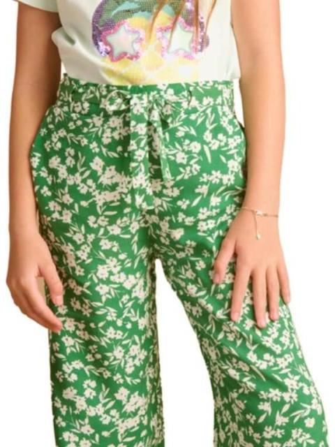 PANTALON PIERNA ANCHA VERDE HOLLY LAND KIDS