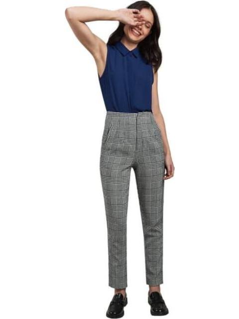 PANTALON RECTO CINTURA REGULAR GRIS HOLLY LAND
