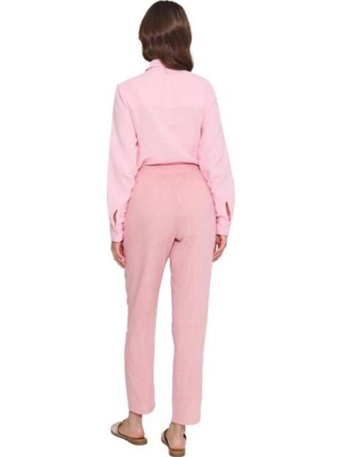 PANTALON RECTO DE LINO ROSA HOLLY LAND