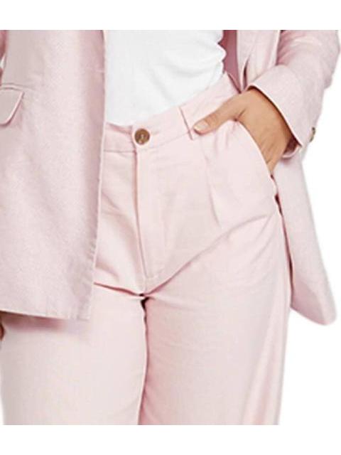 PANTALON SASTRE DE LINO ROSA HOLLY LAND