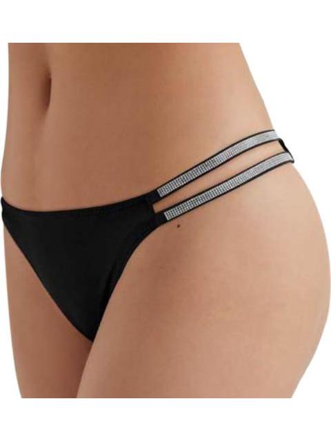 PANTI CON VIBRADOR A CONTROL REMOTO NEGRO LOVE TO LOUNGE