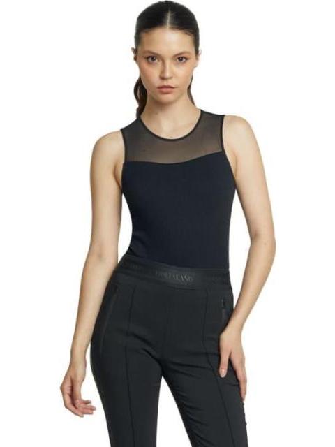 BODY CON TRANSPARENCIA NEGRO HOLLY LAND