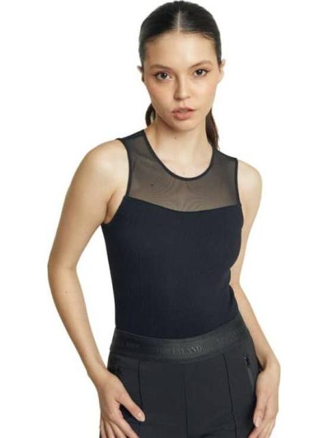 BODY CON TRANSPARENCIA NEGRO HOLLY LAND