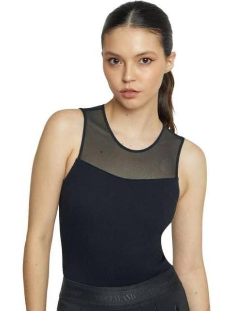 BODY CON TRANSPARENCIA NEGRO HOLLY LAND