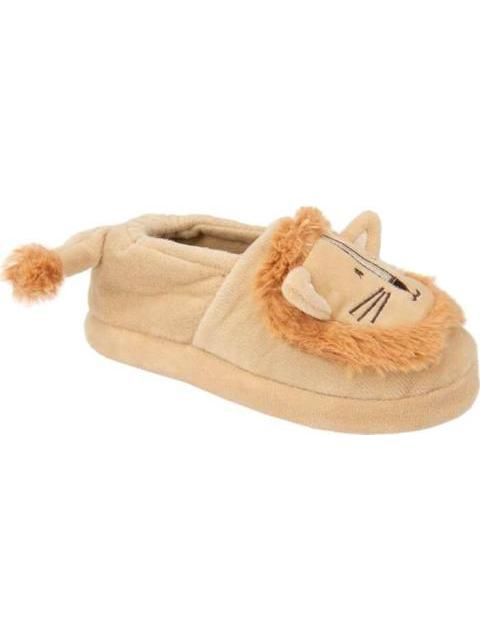 PANTUFLA CERRADA LEON BEIGE SCHATZ KIDS