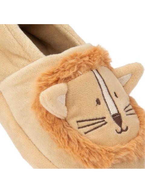 PANTUFLA CERRADA LEON BEIGE SCHATZ KIDS