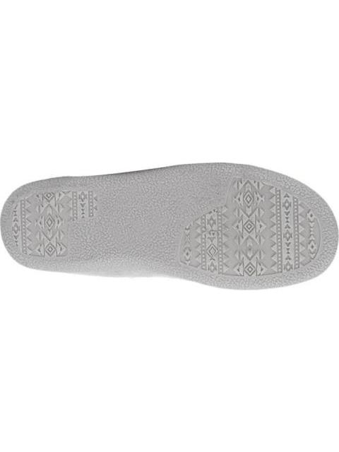 PANTUFLA CON MOÑO GRIS SHOSH CONFORT