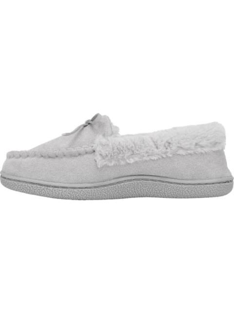 PANTUFLA CON MOÑO GRIS SHOSH CONFORT