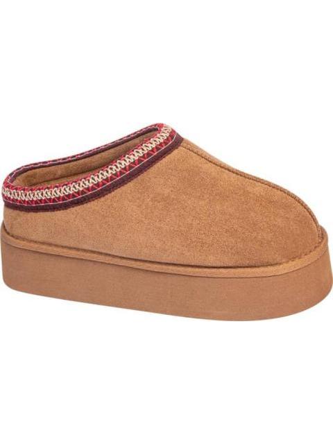 PANTUFLA CON PLATAFORMA PELUCHE CAFE LOVE TO LOUNGE