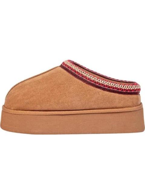 PANTUFLA CON PLATAFORMA PELUCHE CAFE LOVE TO LOUNGE