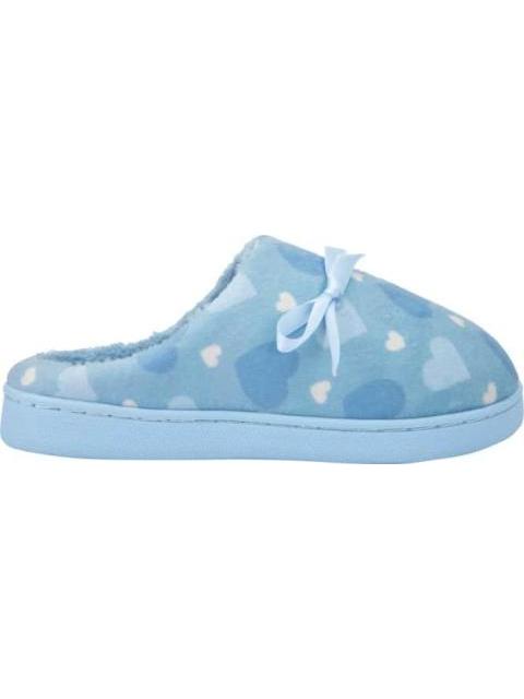 PANTUFLA DE PELUCHE AZUL SHOSH CONFORT