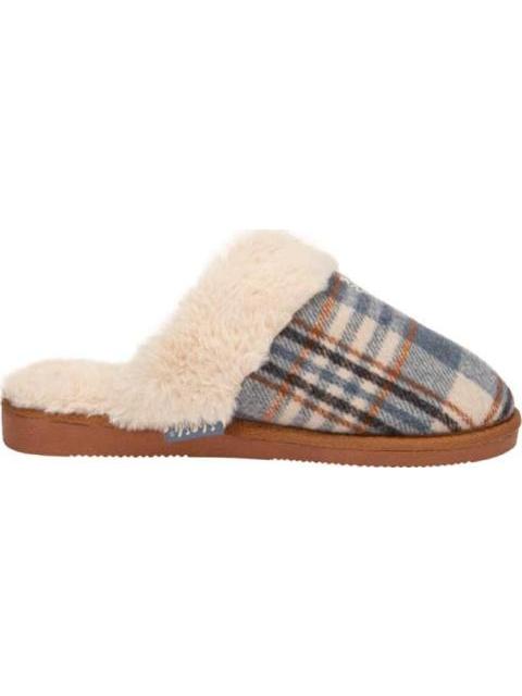 PANTUFLA DE PELUCHE AZUL SHOSH CONFORT