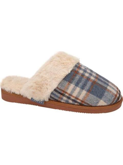 PANTUFLA DE PELUCHE AZUL SHOSH CONFORT