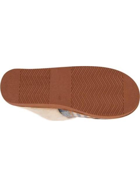 PANTUFLA DE PELUCHE AZUL SHOSH CONFORT