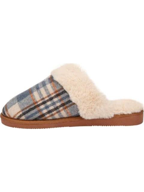 PANTUFLA DE PELUCHE AZUL SHOSH CONFORT