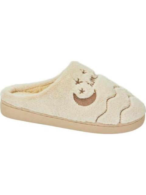 PANTUFLA DE PELUCHE BEIGE SHOSH CONFORT