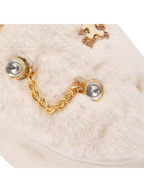 PANTUFLA DE PELUCHE BEIGE SHOSH CONFORT