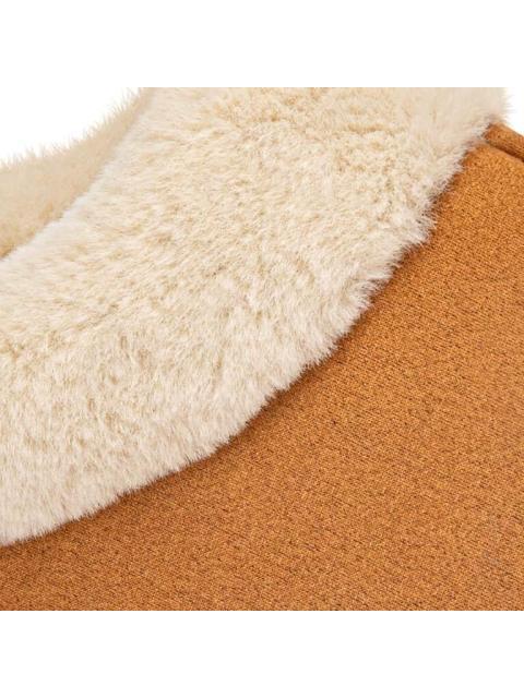 PANTUFLA DE PELUCHE CAMEL SHOSH CONFORT